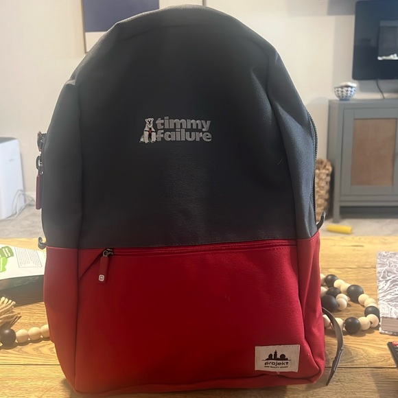 Projekt Karl Red/charcoal Backpack - Picture 1 of 7